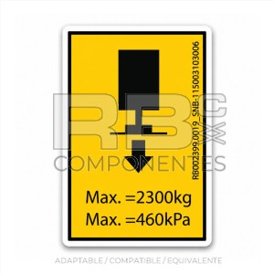 ADH. SNB 115003103006 CARGA MAX 2300KG 50x75mm