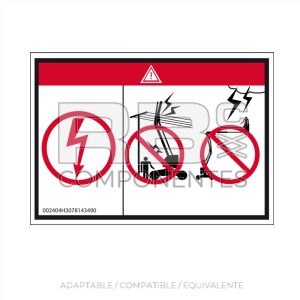 ADH. PELIGRO DE ELECTROCUCION HL-ARTICULADAS