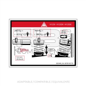ADH. COMPATIBLE CON LA REF HL  307814770