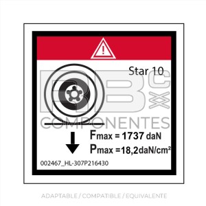 ADH. COMPATIBLE CON LA REF HL  307P21643B