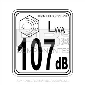ADH. COMPATIBLE SEG NIVEL 107DB (PARA TODAS MAQS)
