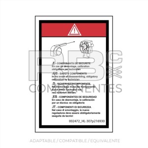 ADH. COMPATIBLE CON LA REF HL  307P216930