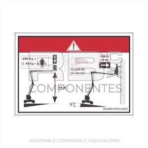ADH. ALTURA SUELO + CARGA PARA HL12DE/DX