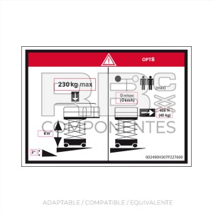 ADH.  ALTURA SUELO Y CARGA - TIJERAS ELECTRICAS