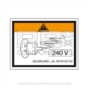 AD. UBICACION TOMA HL 240V PARA C 8/8W/10N/10/12
