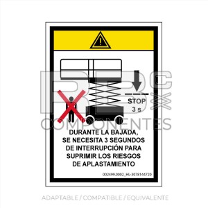 COMPATIBLE HL STOP 3 SEG" C 8/8W/10N/10/12"
