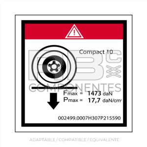 COMPATIBLE CARGA MAX SOBRE UNA RUEDA - 100X100MM