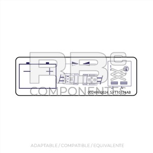ADH. COMPATIBLE REF.  SJ 110334AB