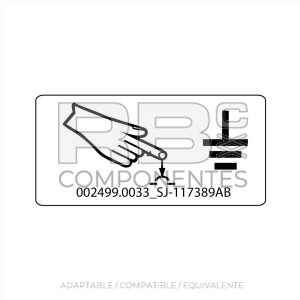 ADH. COMPATIBLE REF.  SJ 117389AB