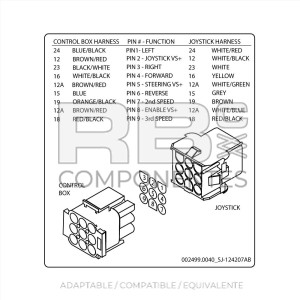 ADH. COMPATIBLE REF.  SJ 124207AB
