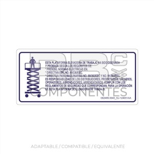 ADH. COMPATIBLE REF.  SJ 124931AA