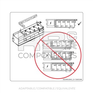ADH. COMPATIBLE REF.  SJ 126032AB