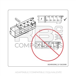 ADH. COMPATIBLE REF.  SJ 126220AB