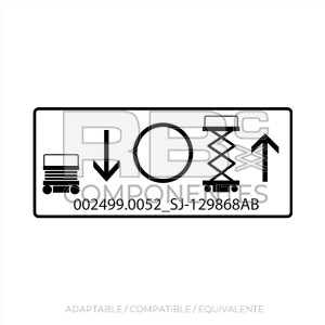 ADH. COMPATIBLE REF.  SJ 129868AB