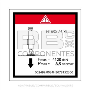 ESF MAX SOB ESTABILIZADOR CON CARGA NOMINAL H18SX