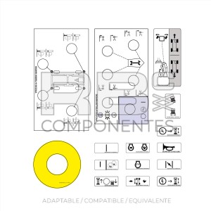 KIT ADHESIVOS CAJA SUPERIOR AD/CO/EQ SJ