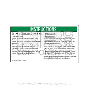 ADHESIVO COMPATIBLE REF GE 31785 C INGLES