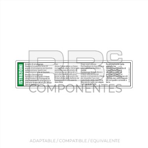 ADHESIVO COMPATIBLE REF GE 43089 ITALIANO