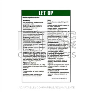 ADHESIVO COMPATIBLE REF GE-43090 G HOLANDES