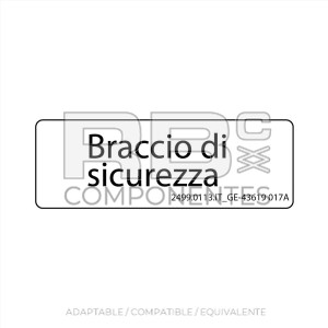 ADH. COMPATIBLE REF.  GE 43619IT_017A ITALIANO
