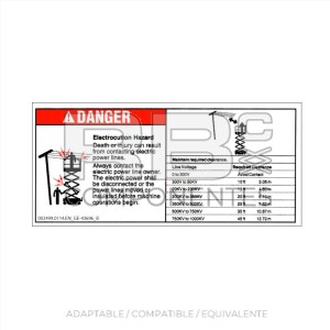 ADHESIVO COMPATIBLE REF GE-43696 INGLES