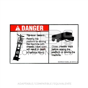 ADHESIVO COMPATIBLE REF GE-44737_B  INGLES