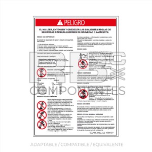 ADHESIVO COMPATIBLE REF GE 43091