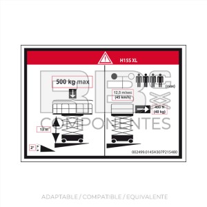 ADH. ALTURA SUELO+CARGA HL-15SXL