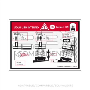ADH. ALTURA SUELO+CARGA HL-COMP10N