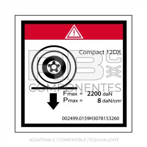 ADH. CARGA MAX SOBRE RUEDA  HL-COMP 12DX