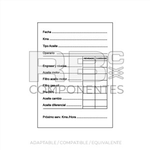 ADH. REVISION DE ACEITE 75x105mm