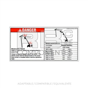 ADHESIVO COMPATIBLE REF GE 27564 C INGLES