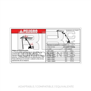 ADHESIVO COMPATIBLE REF GE  27564SP_C