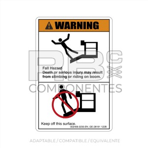 ADHESIVO COMPATIBLE REF GE 28181_122B INGLES