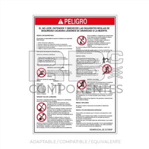 ADHESIVO COMPATIBLE REF GE 32700