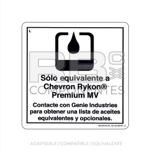 ADHESIVO COMPATIBLE REF  GE-82366 A