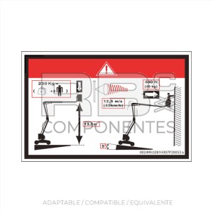 ADH. ALTURA PISO + CARGA DE HL-16X