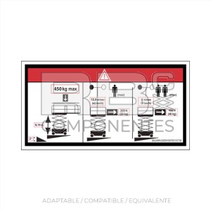 ADH. ALTURA PISO + CAPACIDAD CARGA HL-COMP10 ELCT