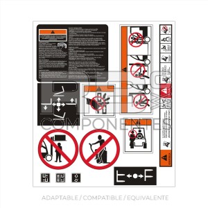 KIT ADHESIVOS PARA CARRETILLAS ELEVADORAS EN GENER