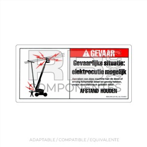 ADHESIVO COMPATIBLE REF GE 2764 024B HOLANDES