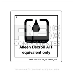 ADHESIVO COMPATIBLE REF GE 28157_016D INGLES