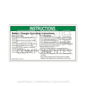 ADHESIVO COMPATIBLE REF GE 72970 INGLES