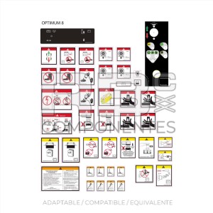 KIT ADH ADVERT+PELIGRO+FUNCION HL-OP8