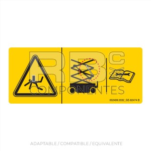ADHESIVO COMPATIBLE REF 82474GT