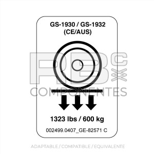 ADHESIVO COMPATIBLE GE 82571