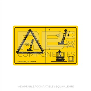 ADHESIVO COMPATIBLE REF GE 114338