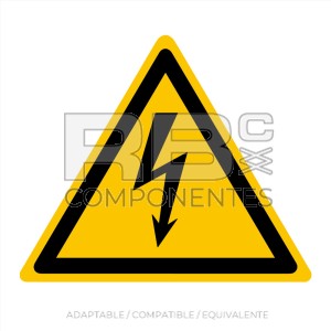 ADHAD08 - NORMA EN-ISO 7010 - ADH. ADVERTENCIA RIESGO ELECTRICO - 110x90mm