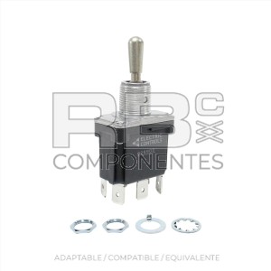 INTERRUPTOR 3 POS. RETORNO ( 6 F ) ESTANCO