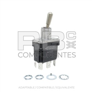 INTERRUPTOR 2 POS. FIJAS ( 6 F ) ESTANCO