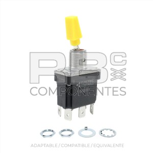 INTERRUPTOR 2 POS. FIJAS ( 6 F ) LEVA AM. ESTANCO